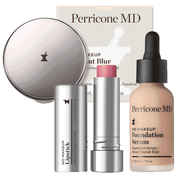 Perricone MD No Makeup 3-Piece Set (Instant Blur, Foundation Serum, Lipstick)