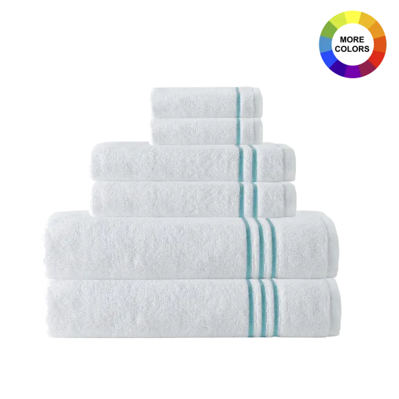 Enchante Home 6-Piece Broderie Towel Set