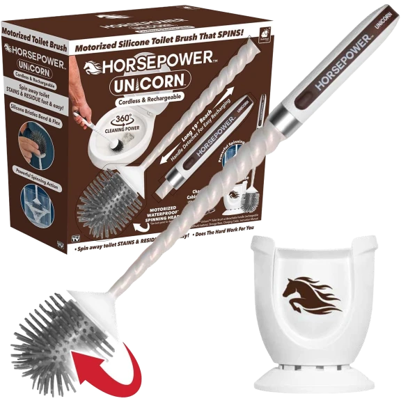 Horsepower Unicorn Toilet Spin Scrubber