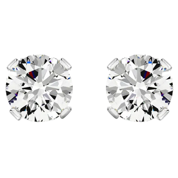 Aretes de Perlas de Moisanita de 2 Quilates Jaclyn Smith