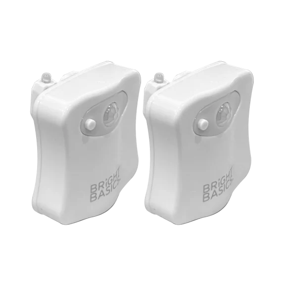 2-Pack: Bright Basics Universal Motion Activated Toilet Bowl Light