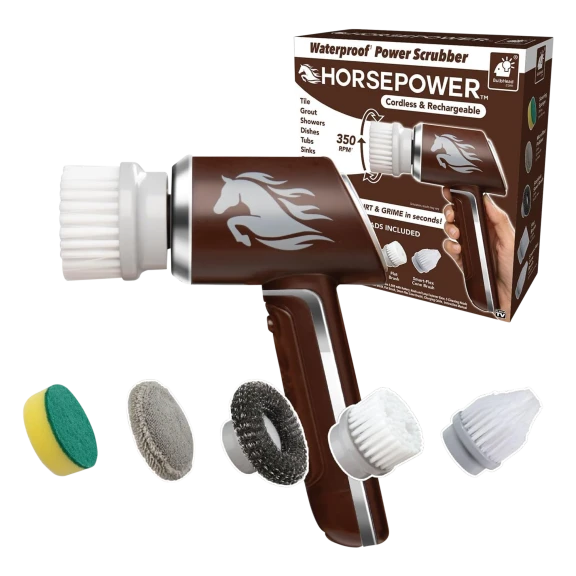 Bulbhead Horsepower Waterproof Power Scrubber Deluxe