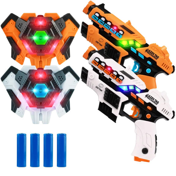 2-Pack: USA Toyz Rechargeable Laser Tag Game