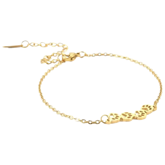 Hollywood Sensation Pulsera de 4 Huellas de Patitas