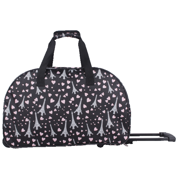 Betsey Johnson Designer Carry-On Rolling Duffel Bag