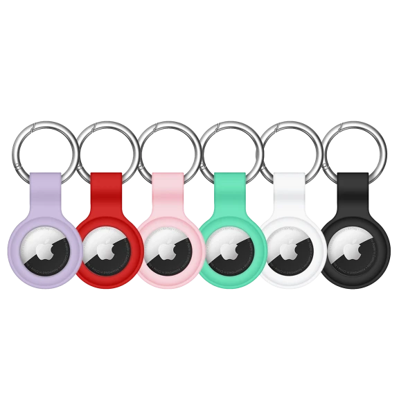 6-Pack: Seeboo Travel Silicone Airtag Holder