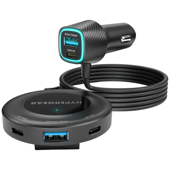 HyperGear Road Runner 98W 5 Ports Car Charger