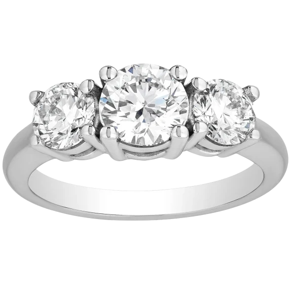 The Three-Stone Lab-Grown Diamond Ring