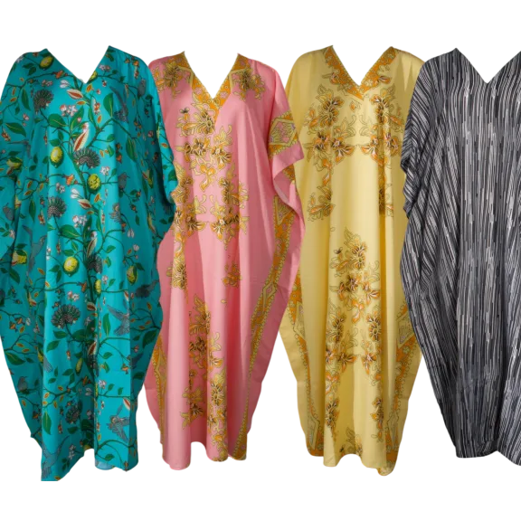 Winlar Caftán Maxi Estampado