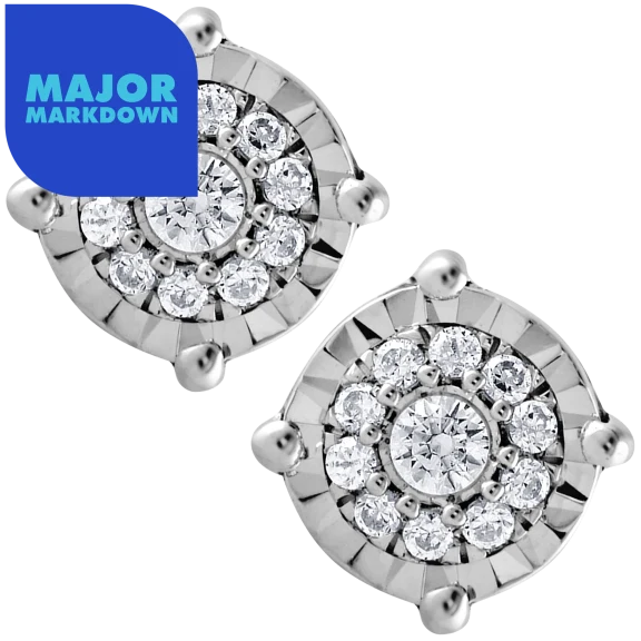 Brilliant Diamonds Lab Grown .12 Carat TW Diamond Earrings