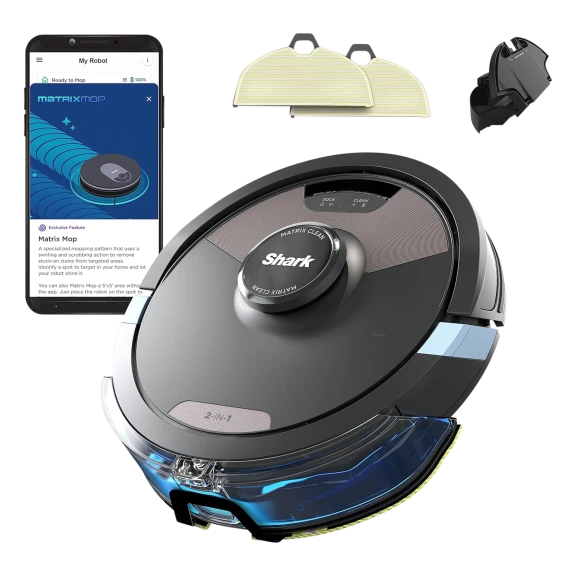Shark Matrix Plus 2-in-1 Robot Vacuum with Sonic Mopping (Refurbished)