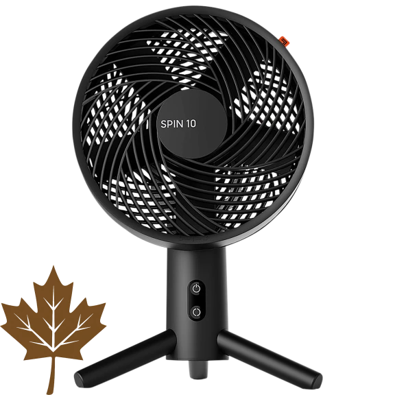 Sharper Image by Vornado SPIN 10 Oscillating Desktop Fan