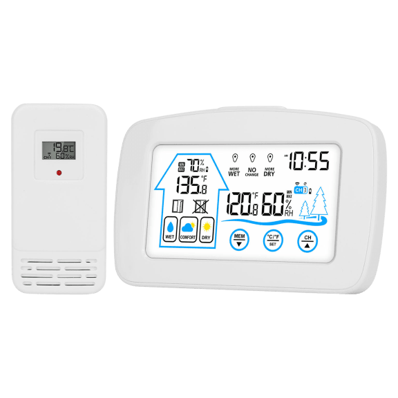 Fresh Fab Finds Wireless Weather Station with Clock