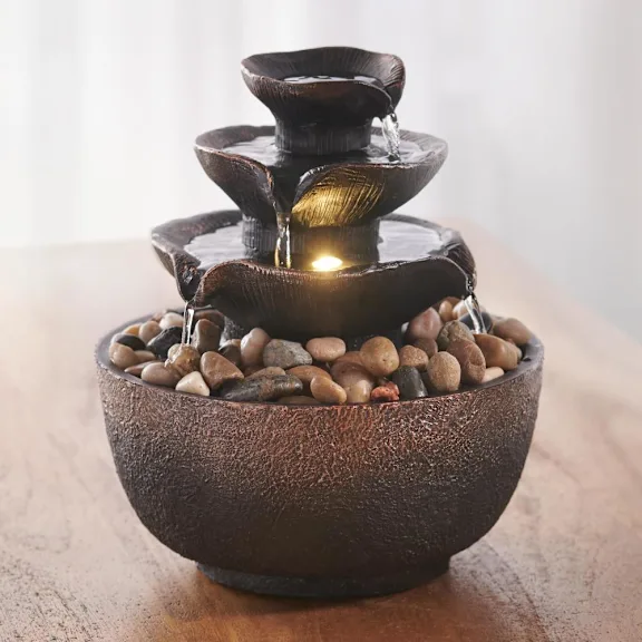 The Illuminated Indoor Zen Water Fountain