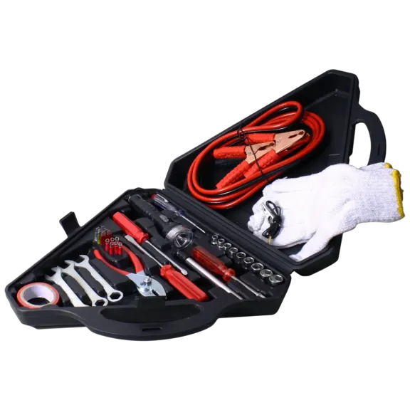 Infinite Basics American Builder 33-Piece Roadside Emergency Kit