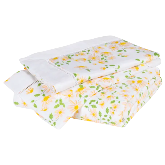 Clover By Jo 100% Cotton Floral Duvet Cover Set