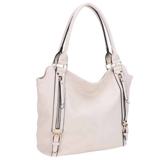 Poppy & Harper Margot Side Zip Handbag