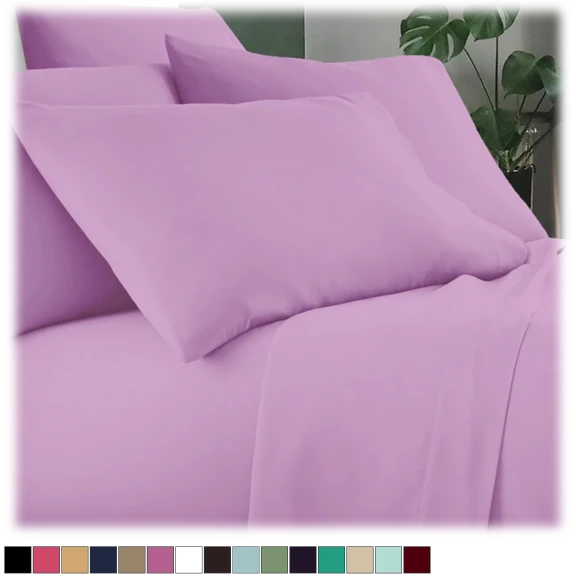 Luxury Home 6-Piece Cool Rayon from Bamboo Sheet Set