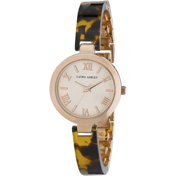 Laura Ashley Ladies Resin Link Watch