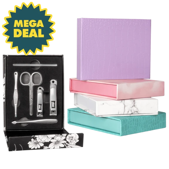 Pop Sonic 6-Piece Nail Kit & Case Set