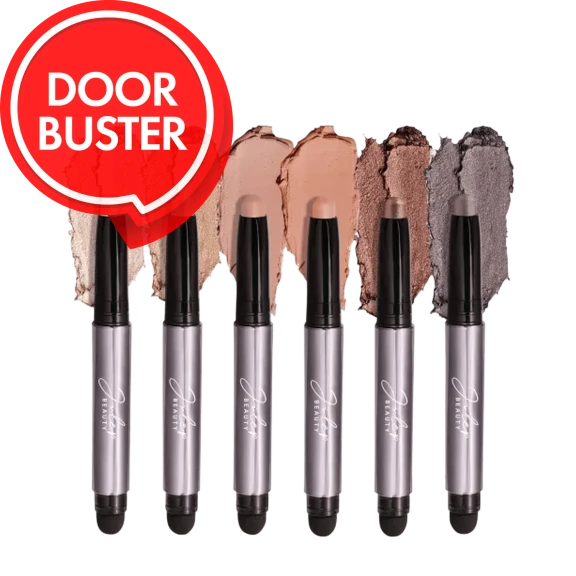 Julep 6-Piece Crème-to-Powder Eyeshadow Stick Set 'Garden Party'