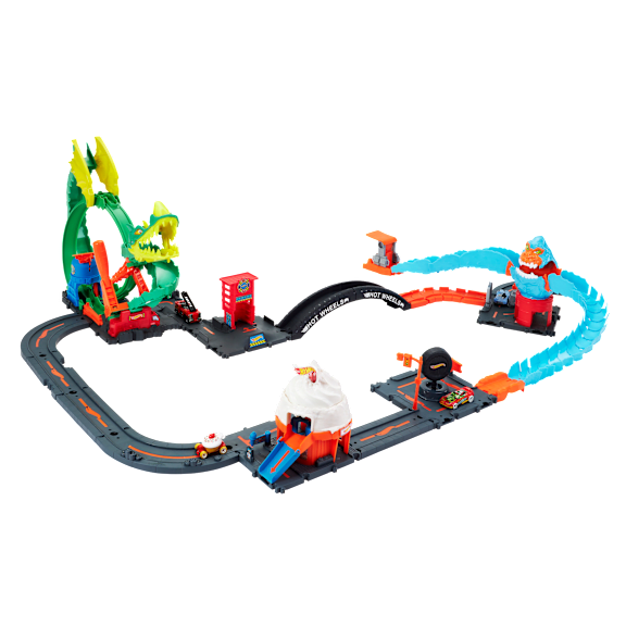 The Hot Wheels City 4-Playset Bundle