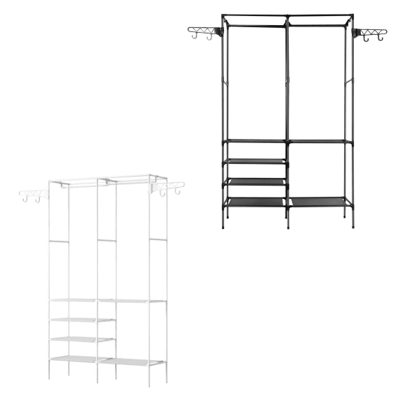 Fresh Fab Finds Metal Multifunctional Garment Rack