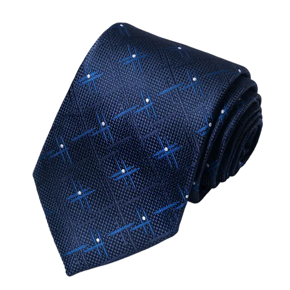Infinite Basics Men's Formal Classic Patterned Necktie