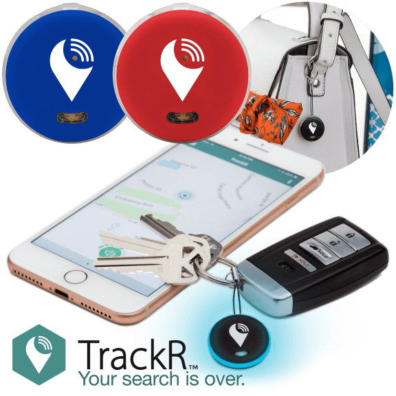 2-Pack of TrackR Pixel Bluetooth Item Trackers