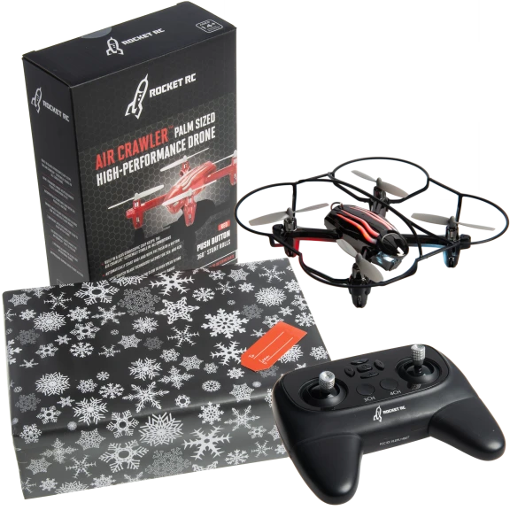Rocket RC Gift Wrapped Air Crawler High Performance Indoor/Outdoor Drone
