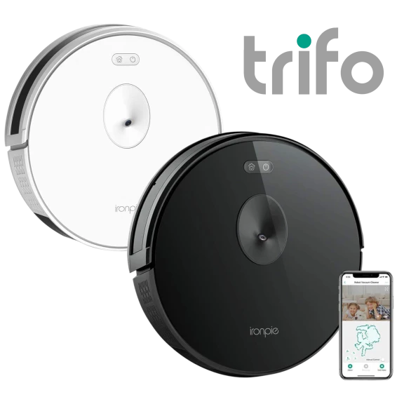 Trifo Ironpie M6 Live Streaming Visual Navigation Robotic Vacuum Cleaner