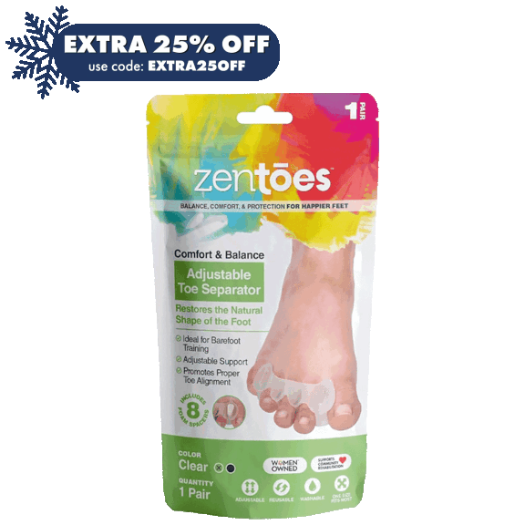 2-Pack: ZenToes Adjustable Toe Separators