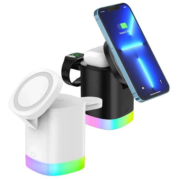 LAX Gadgets MagSafe Compatible 3-in-1 Charging Stand