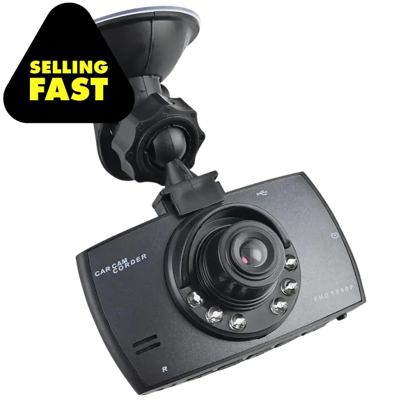 Lifeware Ultra Slim 1080P Dash Cam with 2.4" Screen