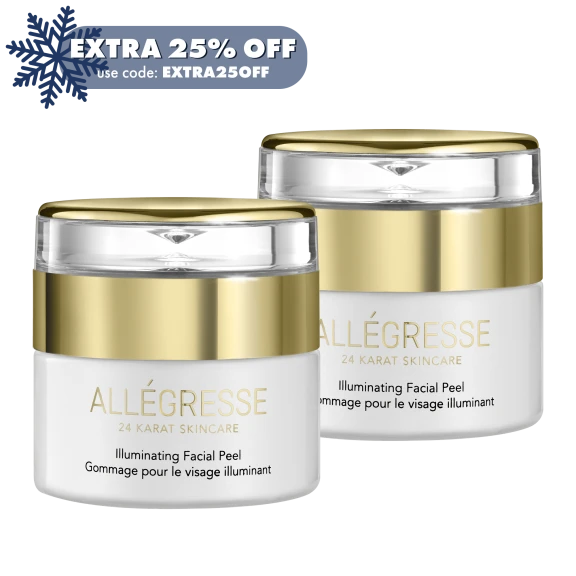 2-Pack: Allegresse 24 Karat Skincare Illuminating Facial Peel