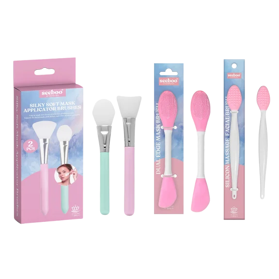 Seeboo 3-In-1 Silicone Face & Lip Care Bundle