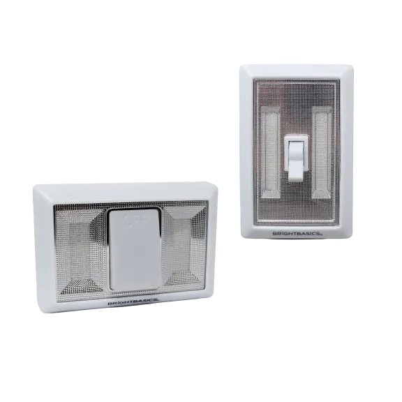 2-Pack: Bright Basics Universal Wireless LED Portable Light Switch