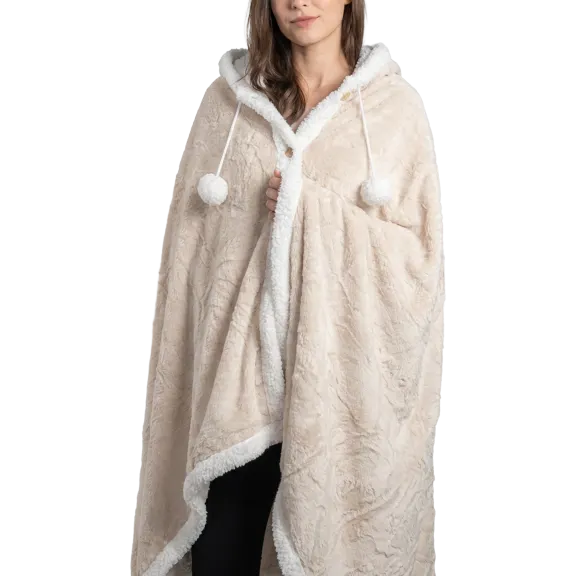 Chic Home Snuggle Hoodie Wearable Blanket