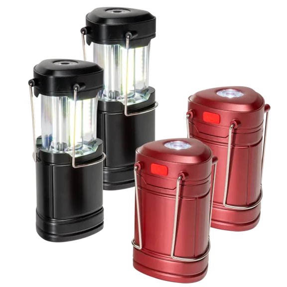 4-Pack: BrightEase Multi-Use Pop Up Lantern & Spotlight