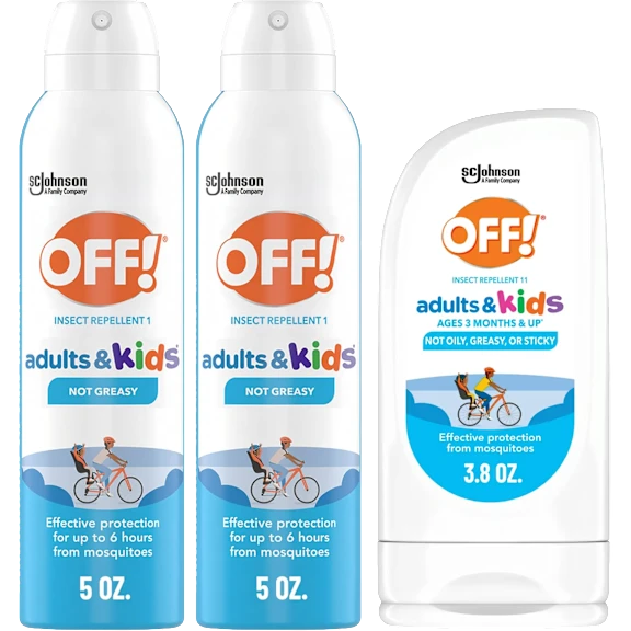 3-Pack: OFF! Adults & Kids Aerosol & Lotion