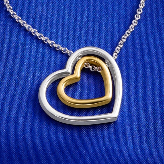 The Two Hearts As One Pendant