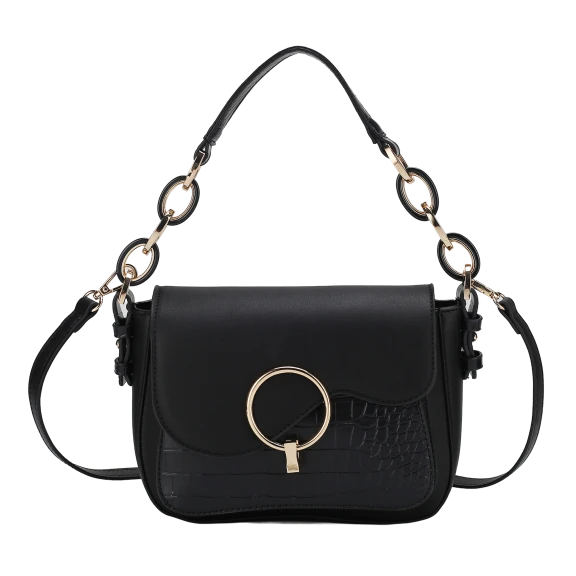 MKF Collection Fanta Vegan Crocodile Shoulder Bag by Mia K.