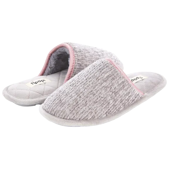 Floopi Womens Victoria Chenille Scuff Slippers