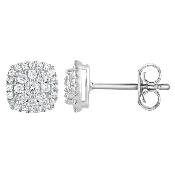 Beyond Brilliance 0.33 Carat Round Cut Lab Grown Diamond Cluster Stud Earring