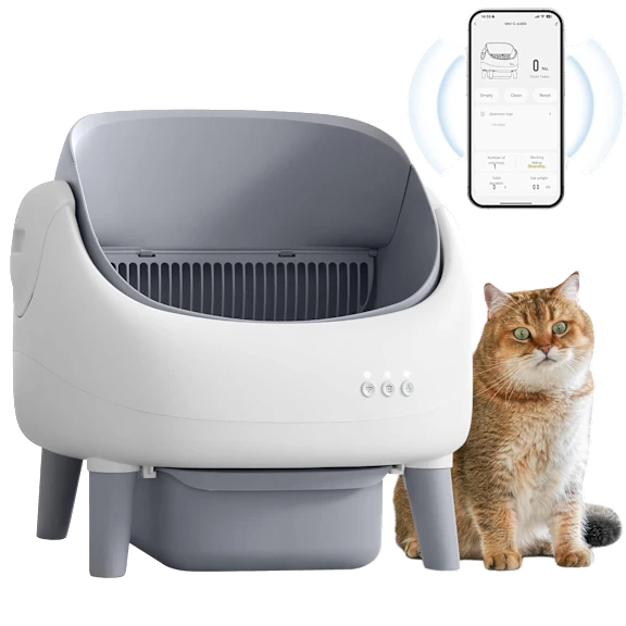 The Self-Cleaning Smart Litter Box