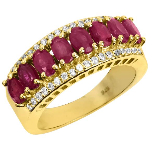 The Eight-Gemstone Ring Band