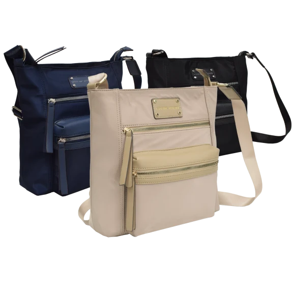 Adrienne vittadini nylon crossbody bag shop