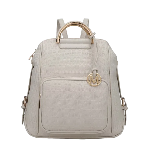 MKF Collection Torra Milan “M” Signature Trendy Backpack by Mia K