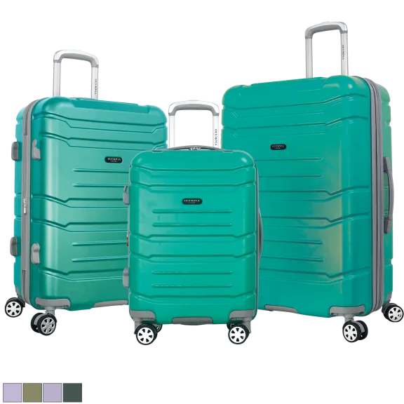 Olympia USA Denmark Plus 3-Piece Expandable Hardside Luggage Set