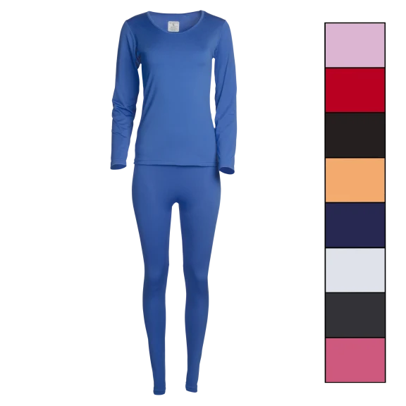 Nextex 2-Piece Women's Ultrasoft Microfiber Fleece Thermal Set